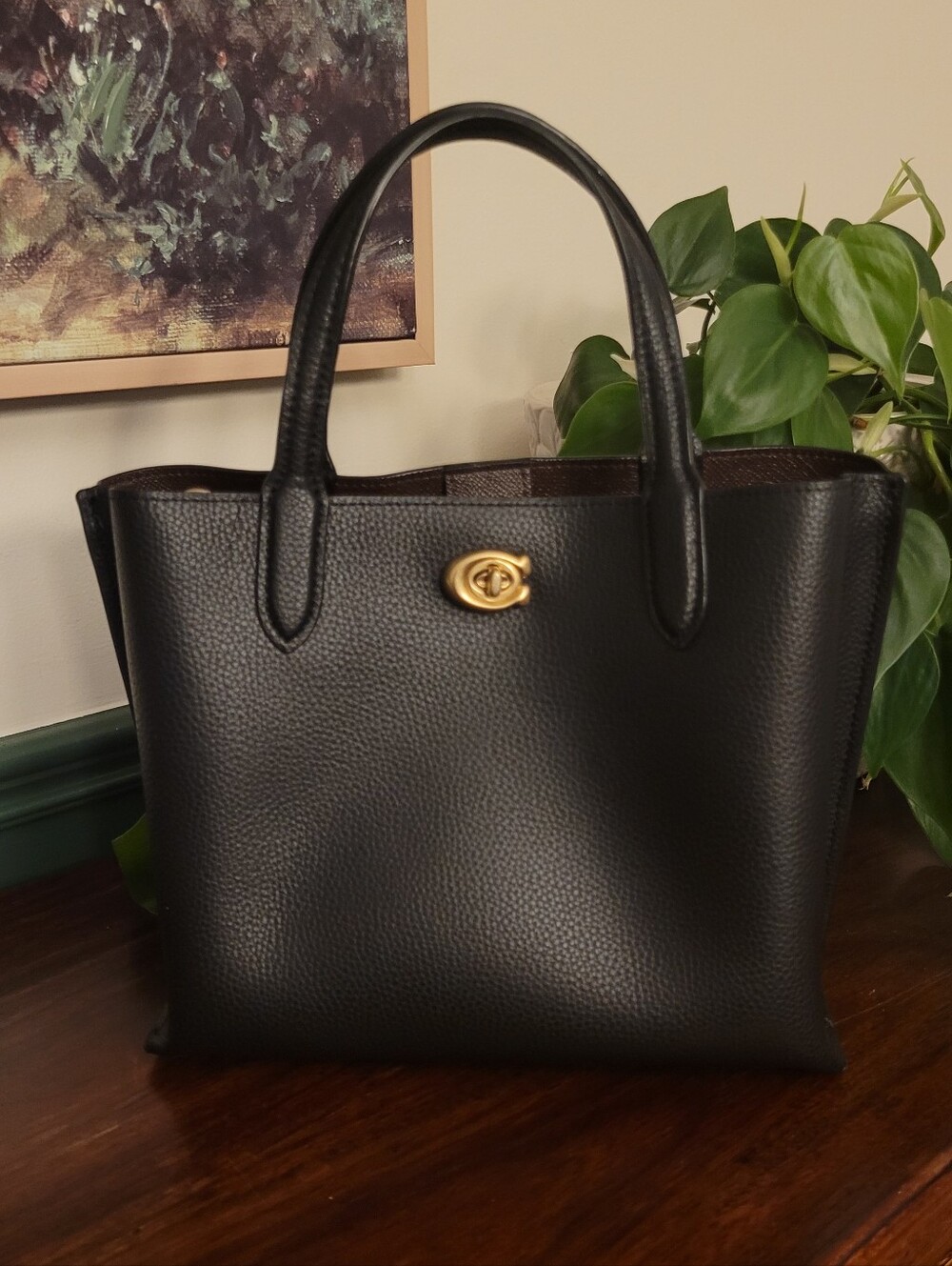 Coach Willow 24 Tote Black